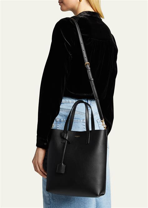 ysl shopping leather tote|ysl denim tote.